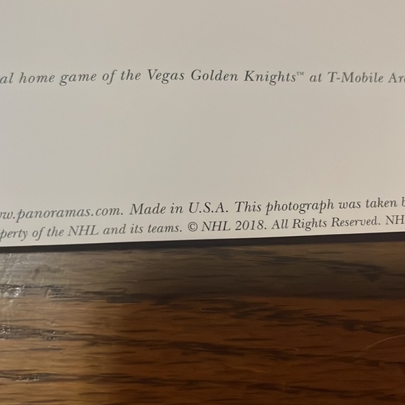 New 2023 Stanley Cup Champions SGA USA - Vegas Golden Knights Panoramic Picture - Picture 5 of 13